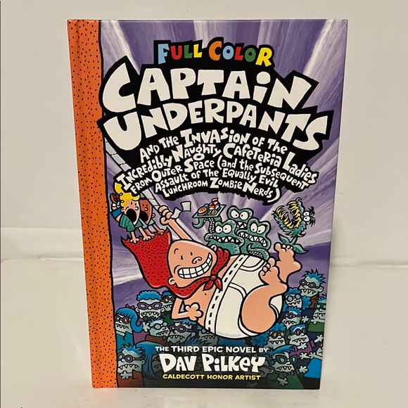 Dav Pilkey | Toys | Captain Underpants Full Color Book By Dav Pilkey ...